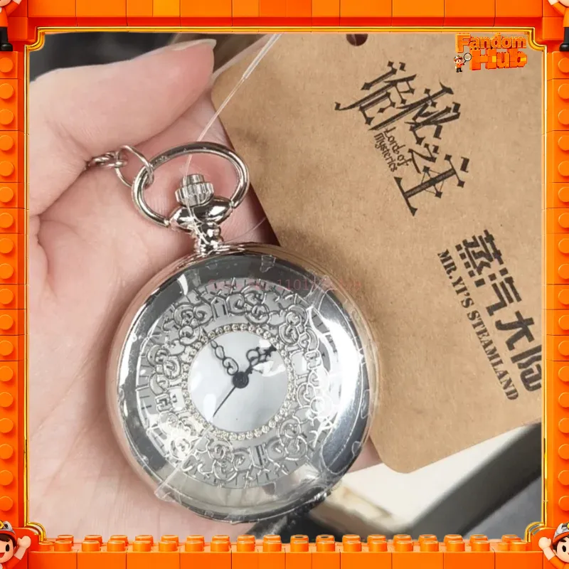 Watch Accessories - Reloj de bolsillo plateado del mismo