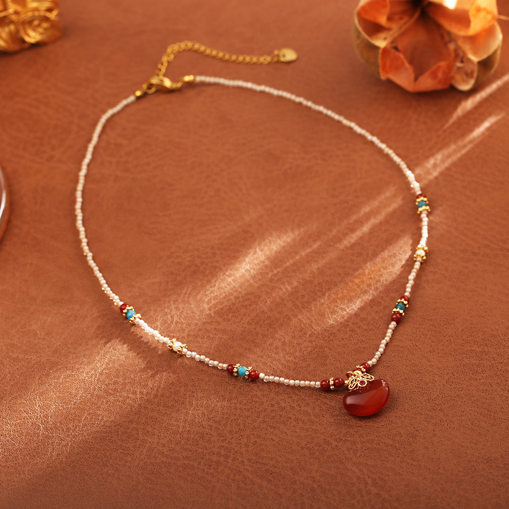 Nuevo collar con colgante de á - Pearl Choker Necklace Vintage reseña y precio