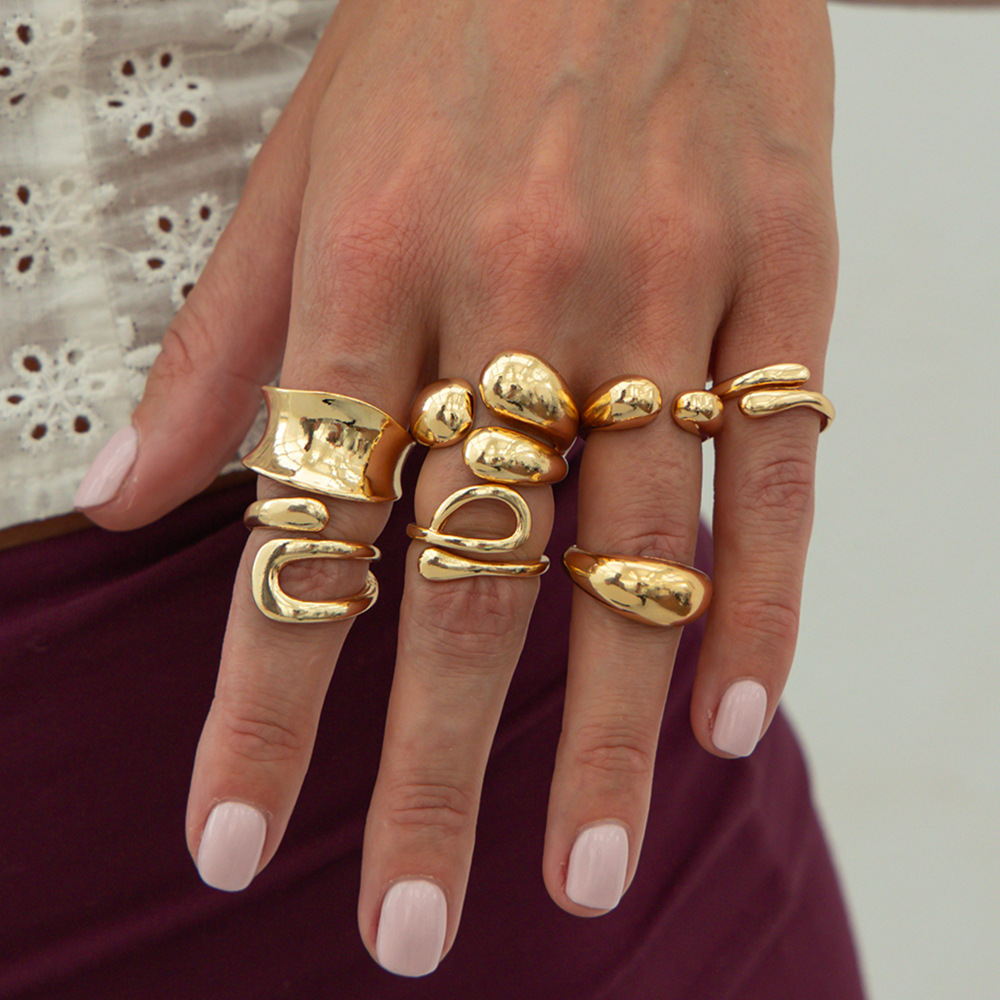 DIEZI-Conjunto de anillos para - Vintage Punk Knuckle Rings Set reseña y precio