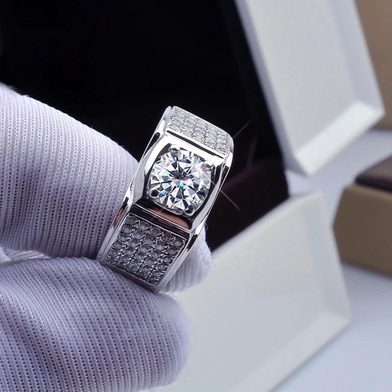Nuevo Anillo de moissanita de  - Moissanite Engagement Ring 1 Carat reseña y precio