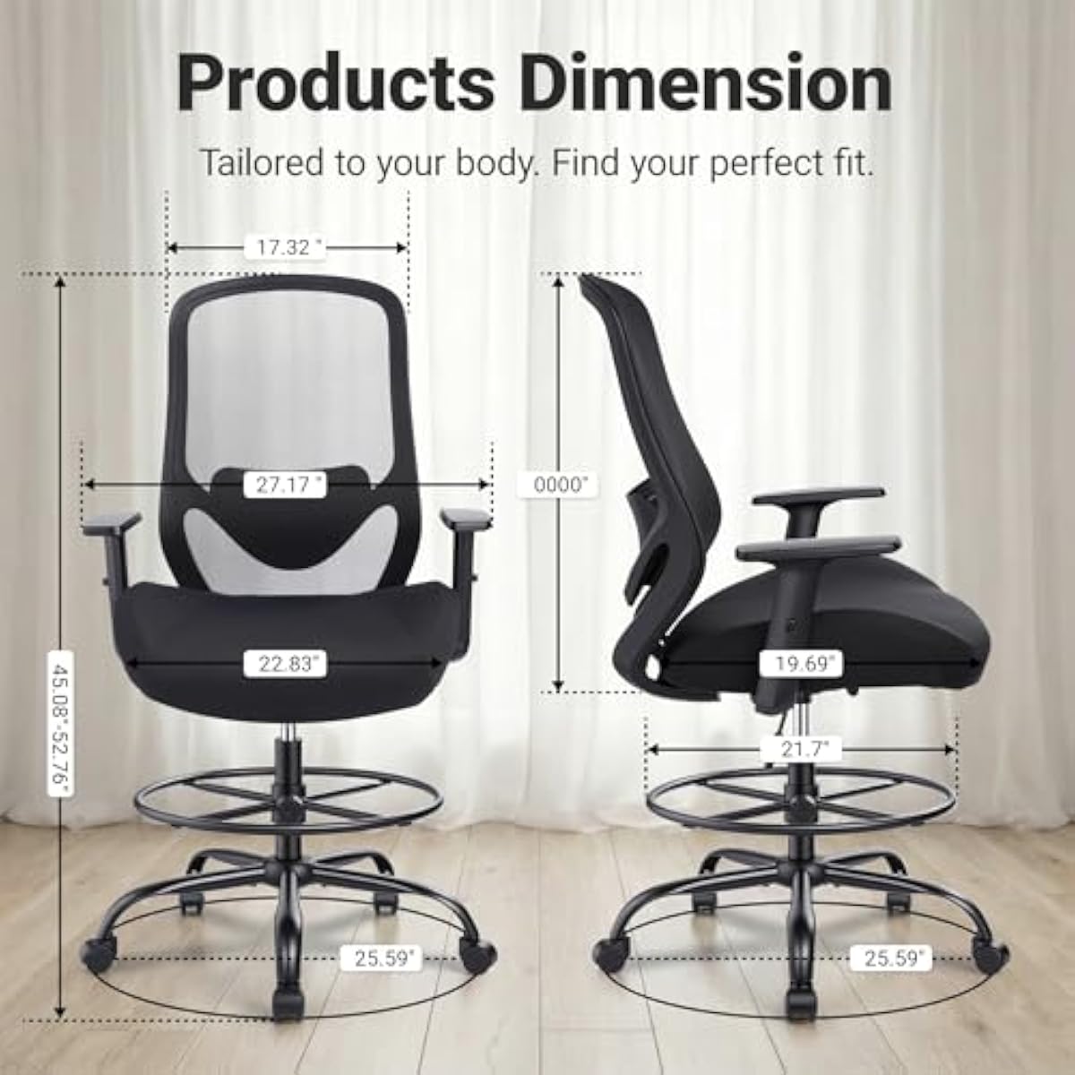 Silla ergonómica alta para dib - Rings reseña y precio