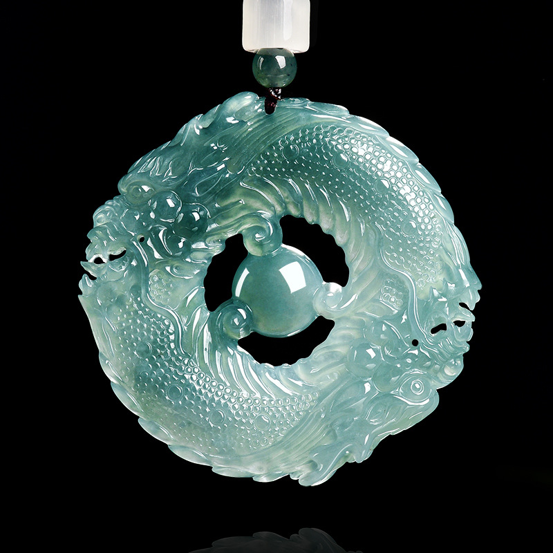 Colgante de Jadeíta Natural co - Necklaces reseña y precio