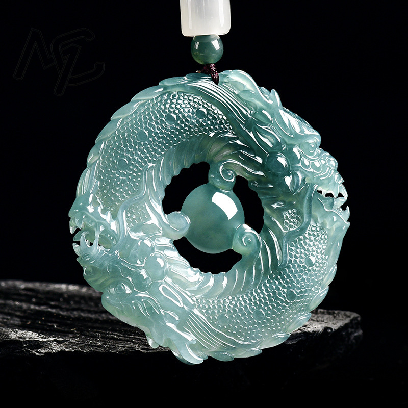 Colgante de Jadeíta Natural co - Necklaces reseña y precio