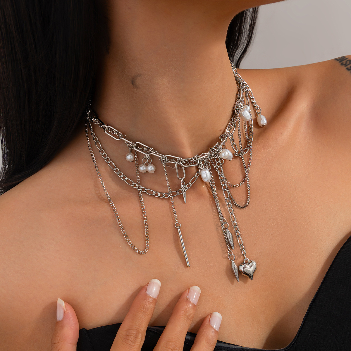 Collares de Perlas de Imitació - Pearl Choker Necklace Vintage reseña y precio