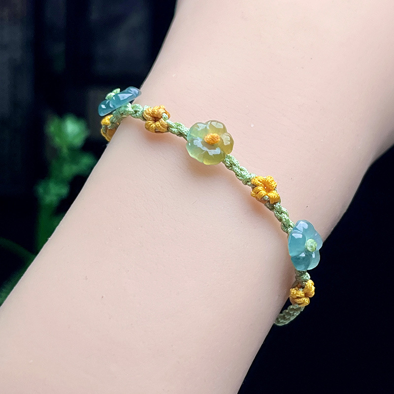 Pulsera de flores de jadeíta d - Bracelets reseña y precio