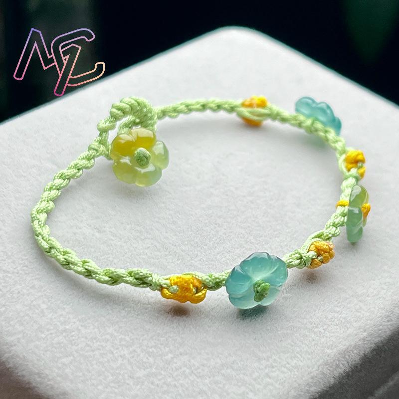 Pulsera de flores de jadeíta d - Bracelets reseña y precio