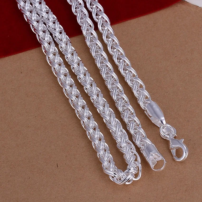 Collar de plata de ley 925 de  - 925 Sterling Silver Chain Necklace Men reseña y precio