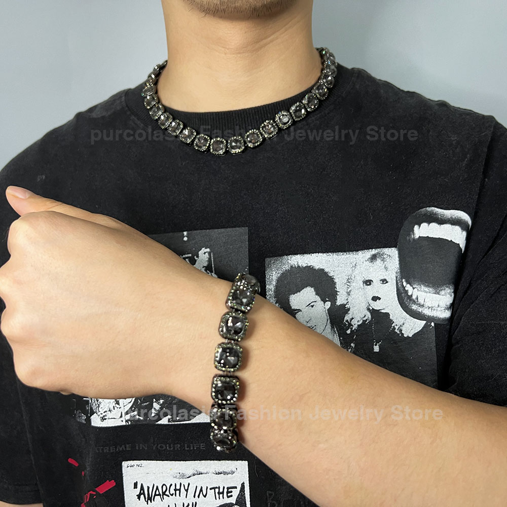 Pulsera helada multicolor bril - Cuban Link Chain 12Mm reseña y precio