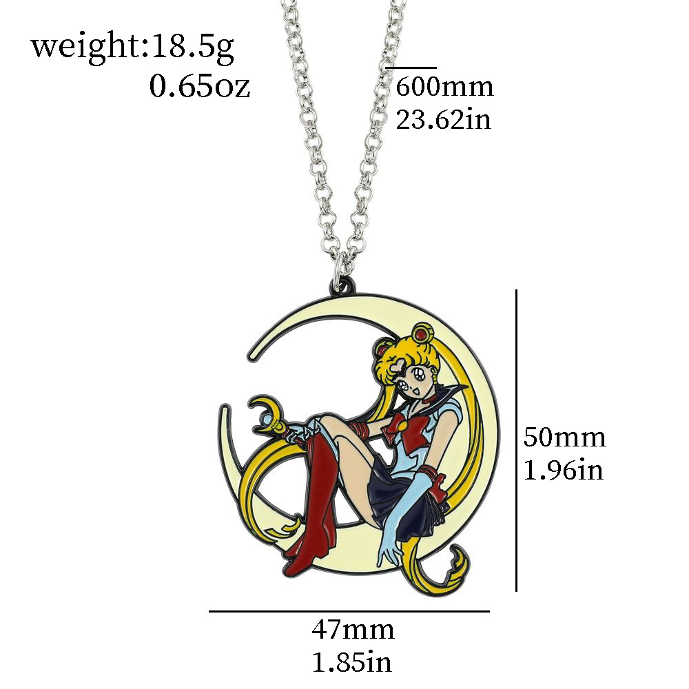 Collar de metal esmaltado con  - Anime Pendant Necklace reseña y precio