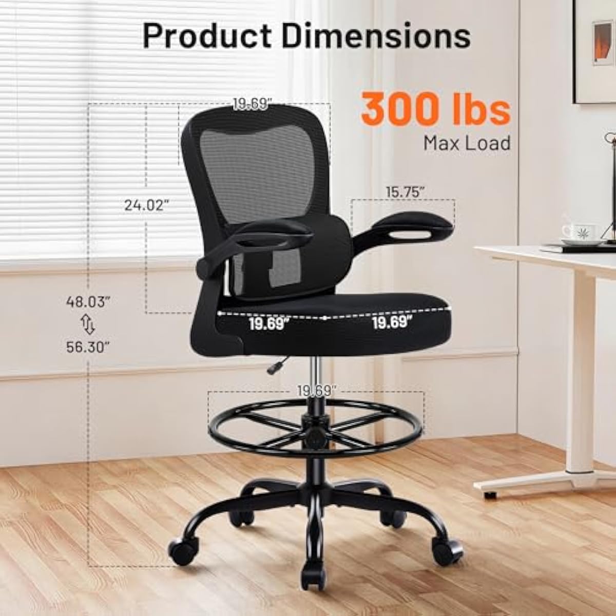 Silla de dibujo ergonómica con - Rings reseña y precio