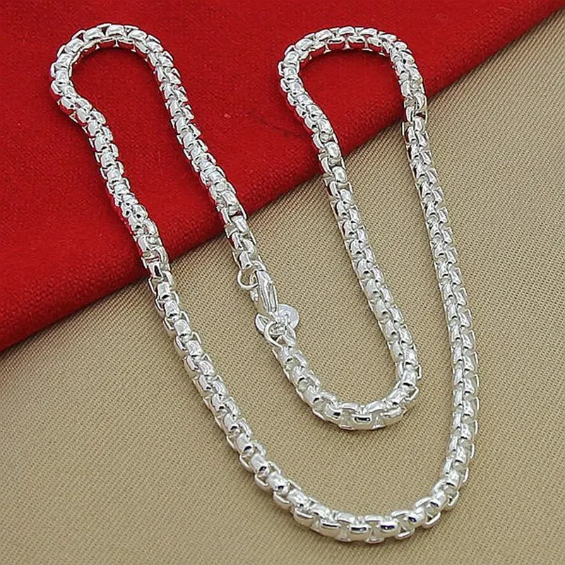 Collar de plata de ley 925 de  - 925 Sterling Silver Chain Necklace Men reseña y precio