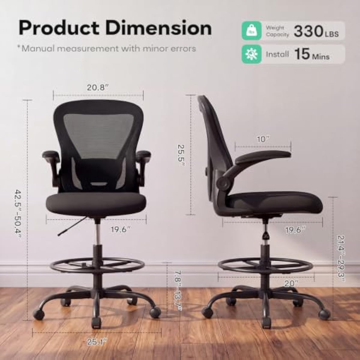 Silla Ergonómica Alta para Dib - Rings reseña y precio