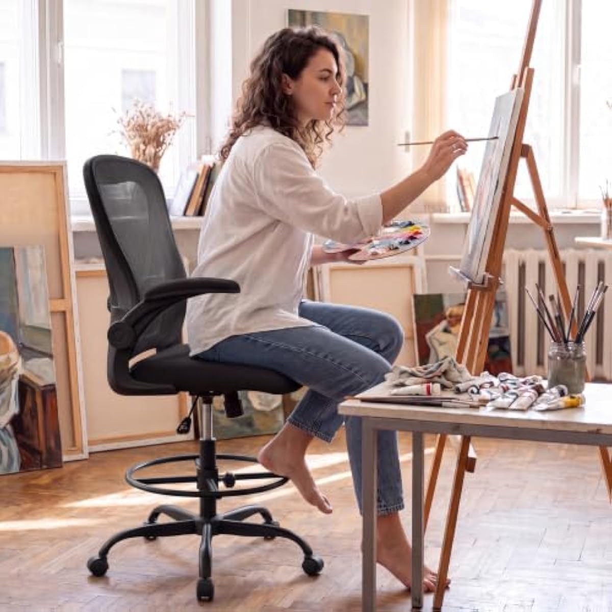 Silla Ergonómica Alta para Dib - Rings reseña y precio