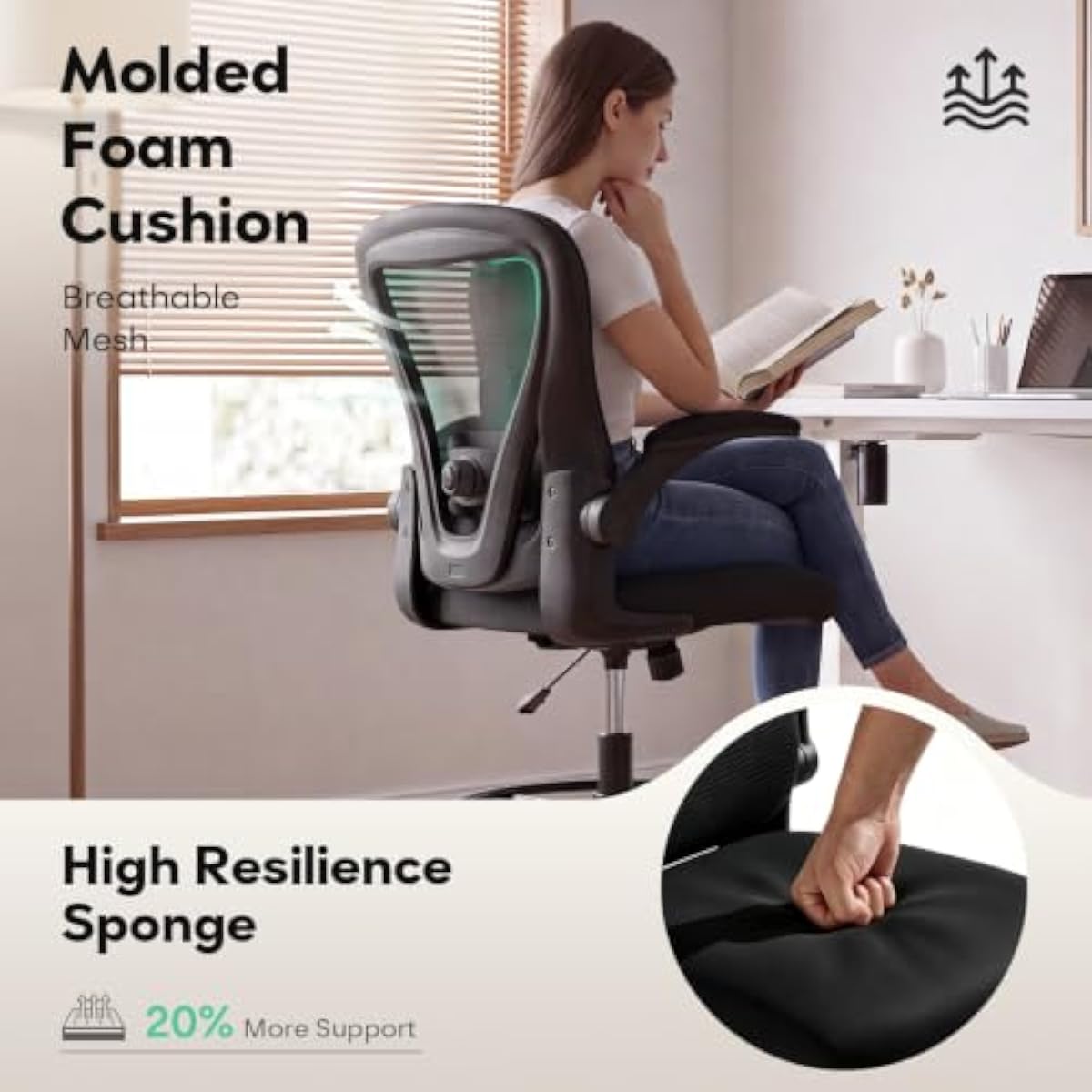 Silla Ergonómica Alta para Dib - Rings reseña y precio