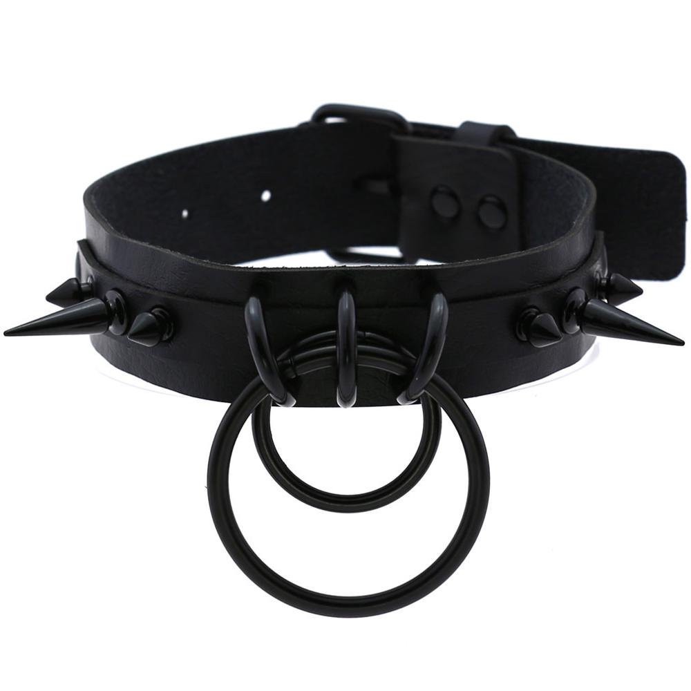 Gargantilla con pinchos negros - Goth Punk Spike Choker reseña y precio