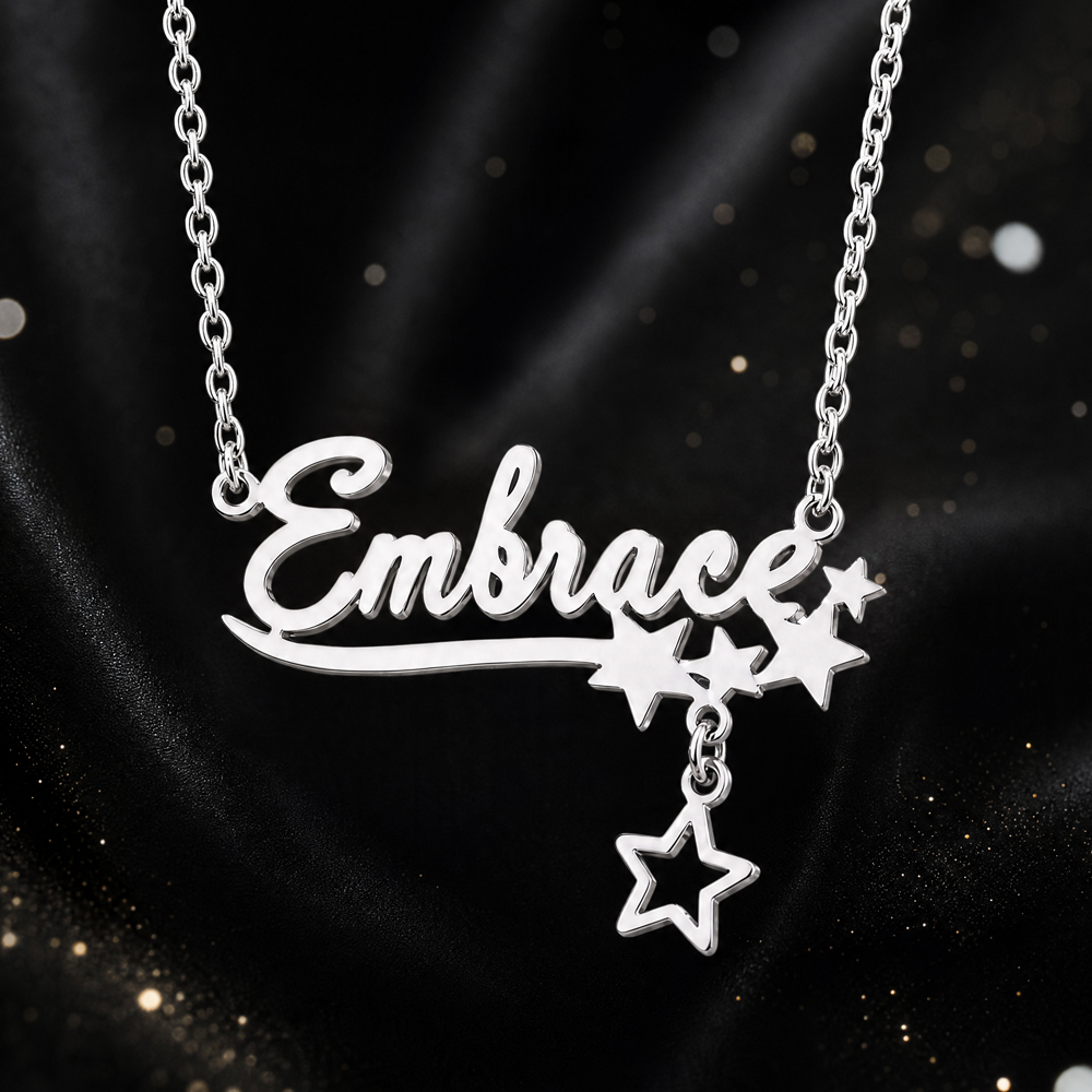 Collar con nombre de mariposa  - Custom Name Necklace Stainless Steel reseña y precio