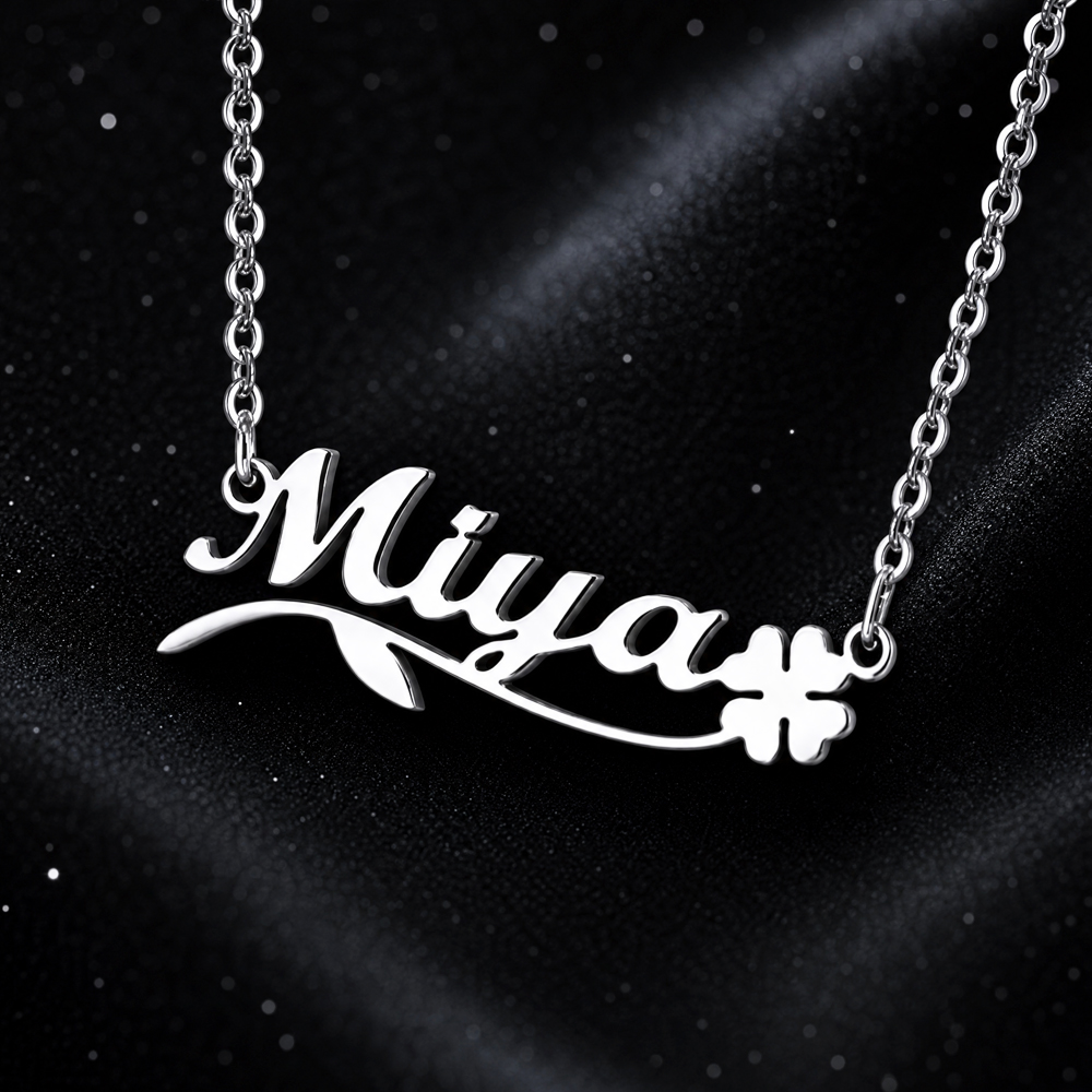 Collar con nombre de mariposa  - Custom Name Necklace Stainless Steel reseña y precio